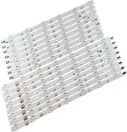 SCPCKZETZN 16PCS LED Backlight Strip Fit for Samsung UE50JU6800 UE50JU6850 UE50JU6800K UA50JS7200 UE50JU6870 UN50JS7200 UA50JS7200 UE50JS7200