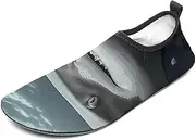 [BTCOWZRV] Water Shoes for Women Men Shark Water Sports Shoes Slip-on Breathable Lightweight Athletic Aqua Sock