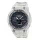 【CASIO 卡西歐】CASIO G-SHOCK 雙顯 男錶 樹脂錶帶 半透明 防水200米 GA-2100SKE(GA-2100SKE-7A)