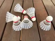 6x Plastic Badminton Shuttlecocks Shuttles for Beginners Learners Recreational