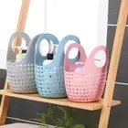Mesh Bath Basket Hollow Wash Storage Basket Shower Basket Shampoo