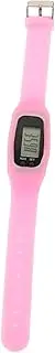 Angoily Silicone Wrist Pedometer Watch for Step Counting Lightweight Fitness Tracker Easy to Use Step Counter Bracelet for Walking Exercise and Fitness Goals Present