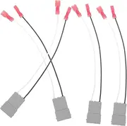 Beatifufu 4Pcs Speaker Wiring Harness Adapter for Car Audio Systems Durable Speaker Connector Harnesses Versatile Speaker Cable Converter for Enhanced Sound