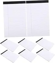AUTSUPPL Wide Ruled A5 Paper Memo Pads 8 Pack Small Pocket Size Tearable Legal Pads for Office School