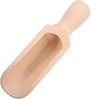 PAMINGONO Wooden Coffee Spoon Beech Bath Spoon Measuring Cup Tea Stirrer Small Scoop Kitchen Tool
