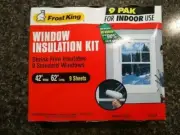 Frost King 42" x 62" Window Film Insulation Kit - 9 PAK
