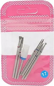 Nail Drill Bit Set Tungsten Steel Cuticle Remover Bits Nail Artist Novice Portable Home Salon [7pcs] WIDE RANGE OF APPLICATIONS