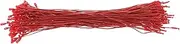 MOLUCKFU 100pcs Christmas Ball Hanging Rope Snap Fasteners Rope Halloween Ornament Hooks Ornament Hangers with Snap Christmas Tree Hooks Ornament Hooks for Hanging Ornament Precut Cord