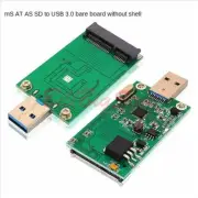 (mSATA USB flash drive)Mini USB 3.0 to PCIE mSATA External SSD PCBA Conveter μ