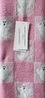 NWT VIRAL Cupcakes & Cashmere Halloween Pink Checkered Ghosts Oversized Throw