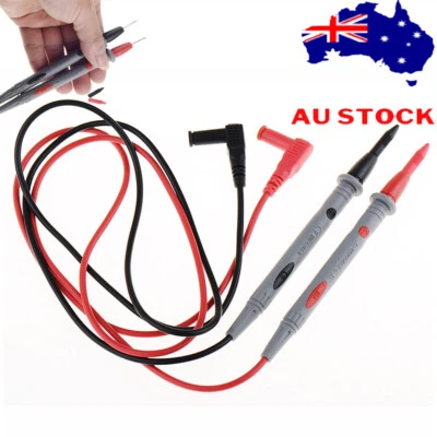 Test Lead For Fluke Multimeter Tester Leads Probe Electronic Needle Clip Set -