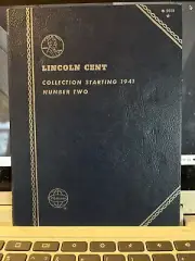 Vintage Whitman folder Lincoln Cents wheat reverse starting 1941 (to 1974) new!