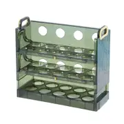 Egg Holder 2/3 Layer Design Rotatable Large Capacity Space-saving Protective Storage Reusable Refrigerator Door Egg Storage Box Kitchen Supplies QingH