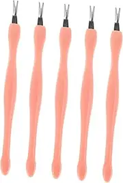 Mikinona 5pcs Nail Manicure Tools Set Cuticle Pusher Trimmer Remover for Nail Salon at Home
