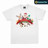 在飛比找蝦皮購物優惠-Bearstix T 恤聖誕聖誕 T 恤聖誕老人 T 恤聖誕