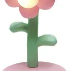 (Pink)Table Lamp Cute Flower Night Light Portable Desk Lamp Decorative For Of AU