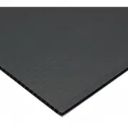 Corr Plastic Sheets,22"x88",Blk,PK30