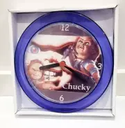Chucky 7" Purple Novelty Wall/Desk Clock Brand New Horror Halloween