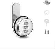 Drawer Combination Cam Lock Password Coded Lock,Password Tongue Lock, Locker Lock,Drawer Lock, Sauna Cabinet,Mailbox, Anti-Theft File Cabinet Lock, Mechanical Password Lock