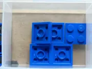 LEGO Parts - Blue Plate 2 x 2 - No 3022 - QTY 5