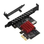 1X(PCIE USB 3.1 GEN2 Type-E Expansion Card,10Gbps PCI Express 3.0 1X to2055