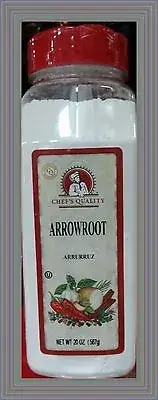 ARROWROOT Powder-20 oz (1lb 4oz) Arrurruz Chef's Quality- Perfect cooking