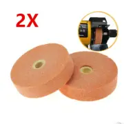 2X Polishing Grinding Stone Abrasive Wheel Disc For Bench Grinder Metal Working