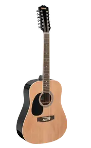 Redding Left-Handed 12-String Acoustic Guitar - Natural Gloss Finish