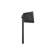 Atdec Spacedec Display Donut Pole 750mm Black - Single monitor or POS display mo