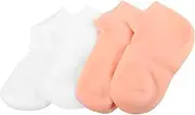 OHPHCALL 2 Pairs Exfoliating Socks for Plantar Moisturizing Socks Lotion for Women Spa Toes