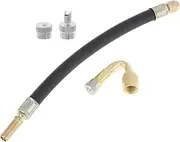 X AUTOHAUX 1 Set 45 Degree Copper Tire Valve Extension with Universal Plastic 210mm Tyre Valve Stem Extender for Car Motorcycle RV Truck Bike