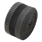 Polyester Hem Clothing Tape Iron-on Black for Pants Fabric Fusing (Black 1)