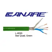 Canare L-4E6S Star Quad Mic Cable, Green – Per 10 foot length, bulk