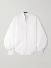 [Balmain] Balmain - Cotton-poplin Shirt - White - FR 38 FR 38 White