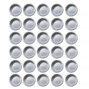 Bulk 30 Aluminum Holders Jars Cups for DIY Scented Tealight Box