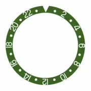 GREEN BEZEL INSERT ALUMINUM FOR ROLEX GMT I 1670 1675 16750 16753 16758 WATCH