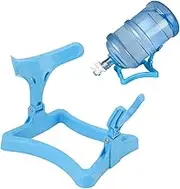 Water Jug Holder, 5 Gallon Water Bottle Jug Drink Dispenser Storage Cooler Rack Holder with 3 Dispenser Valves, No Leak Non Slip Countertop Foldable Cradle Stand