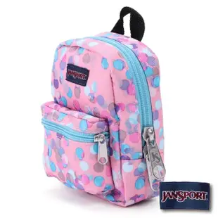 【JANSPORT】LIL BREAK 系列收納包 / 零錢包(粉紅閃點)