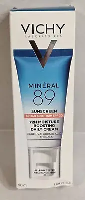 Vichy Mineral 89 72HR Moisture Boosting Sunscreen - SPF 30 1.39 fl oz EXP 03/26