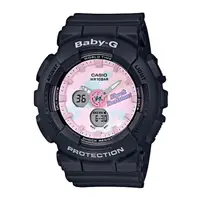 在飛比找PChome24h購物優惠-【CASIO 卡西歐】BABY-G紮染圖紋系黑色澤耐衝擊手錶