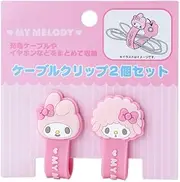 Sanrio 853488 My Melody Cable Clip, Set of 2