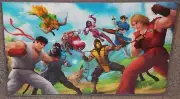 Street Fighter vs Mortal Kombat Glossy Art Print 11 x 17 In Hard Plastic Sleeve