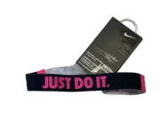 Nike Girls JDI Ribbon Headband, Black/Pink, OSFM