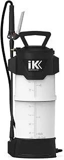 IK Multi Pro 12+ High-Resistance Sprayer with Compressed Air Connector - Compatible with Aggressive Chemicals - Cleaning, Construction and Disinfection - Reinforced Hose - Translucent Tank
