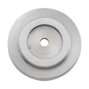 4128 Backplate For Domed Cupboard Knob Satin Chrome D25mm