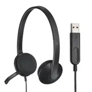 H340 Computer Office Education Training Usb Interface Microphone Wired Headset