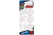 Avengers Hero Club Self-Stick Notes Set (Pack of 8) (Multicoloured) (One Size)