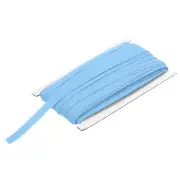 2/5 Inch Double Fold Bias Tape Polyester Bias Tape(Light Blue 25 Yards)