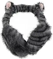 MOBUTOFU Earmuffs Weather Ear Muffs for Babies Warmer Ear Covering Cover Protection Fuzzy Protective Knitted Outdoor Warm Stitch Plush Plush Grey