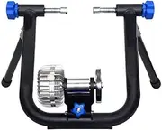 U-Shape Fluid Bike Trainer Stand Exercise Bicycle Training Platform Magnetic Riding Stand with 6 Level Resistance, Loading 120kg/265lbs